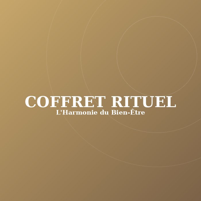 Coffret rituel bien-être L'Harmonie du Bien-Être